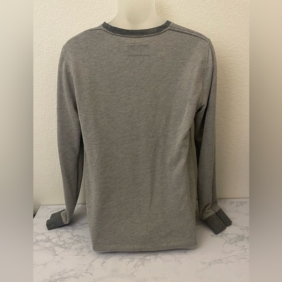 Mens Size Medium Express Heathered Gray Cotton Sweater Crew Neck Pullover​​​ - Picture 5 of 6